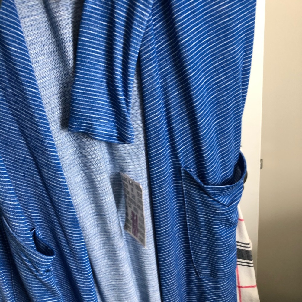 Blue and white stripe Sarah sweater